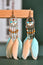 Multicolor Bohemian Hollow-out Feather Tassel Earrings